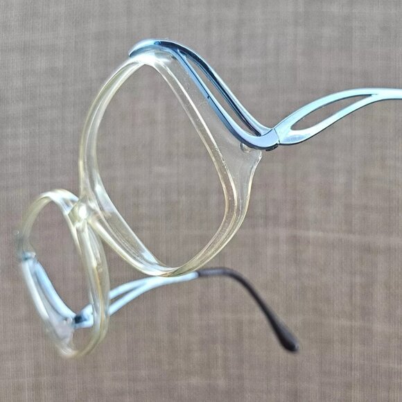Vintage Charmant Eyeglasses Frame Clear/Blue Tone 4620N CP 54[]14 130mm